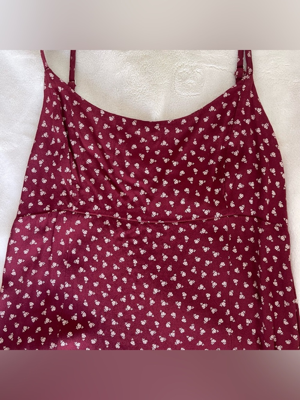 Brandy Melville Burgundy Floral Cami